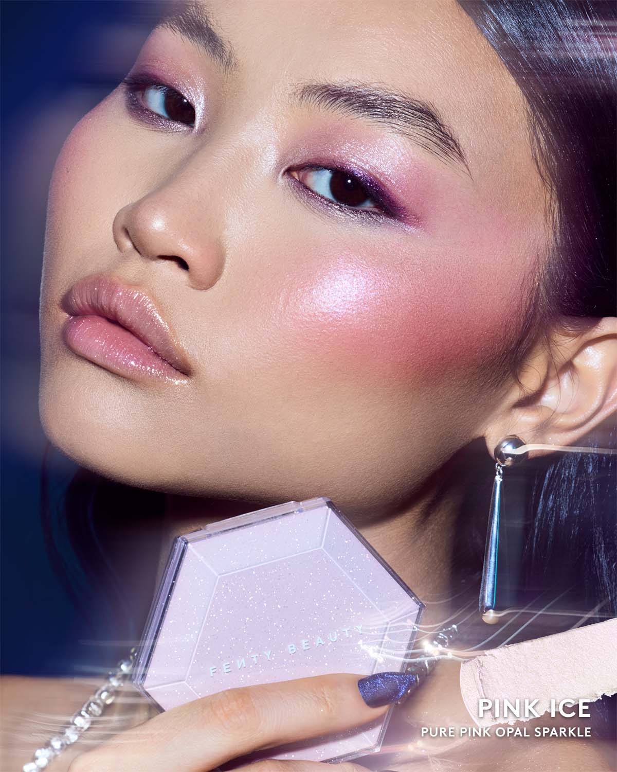 Diamond Bomb All-Over Diamond Veil ¡ª Pink Ice