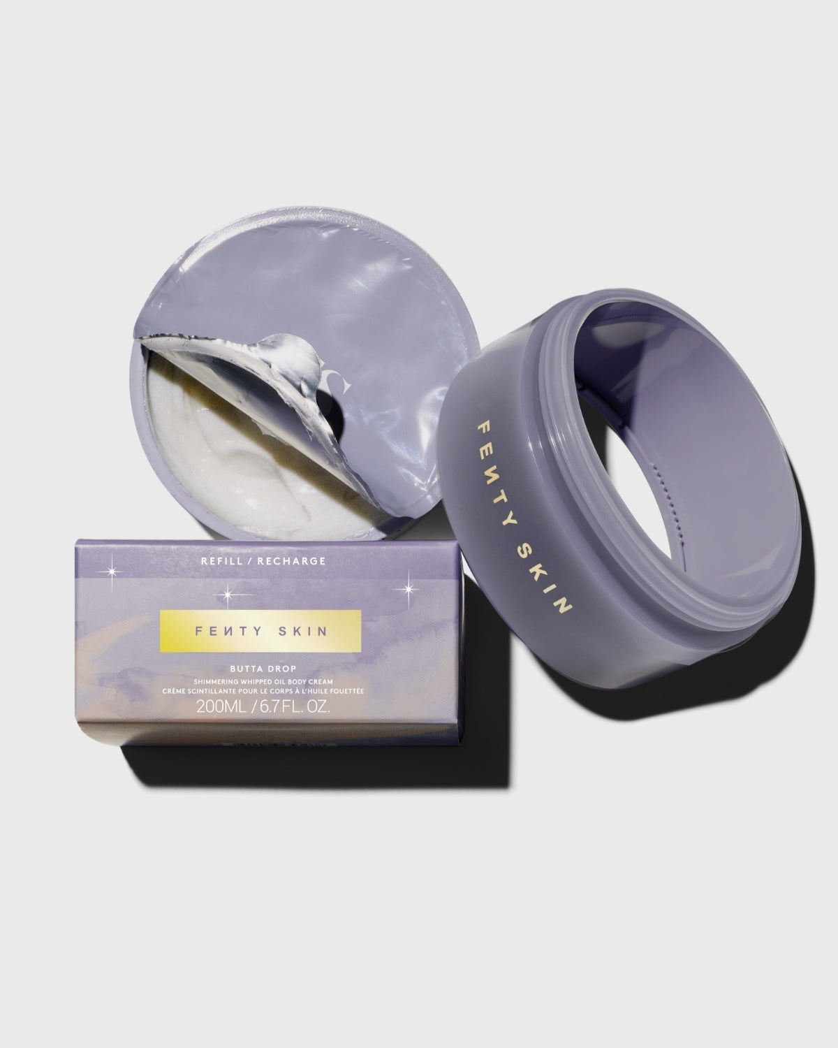 Butta Drop Whipped Oil Body Cream with Tropical Oils + Shea Butter ¡ª Fenty Fresh Shimmering